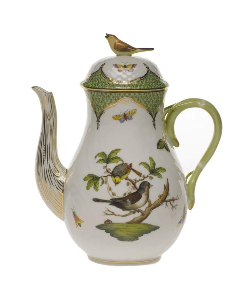 商品Herend|Rothschild Bird Green Coffee Pot,价格¥7915,第1张图片