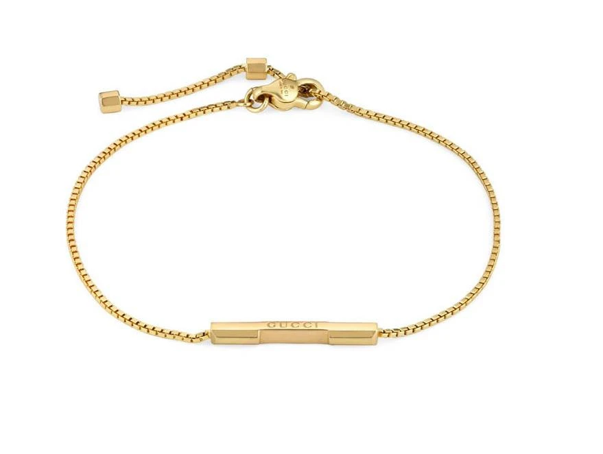 商品Gucci|Link To Love 18k Yellow Gold Bracelet,价格¥7180,第1张图片