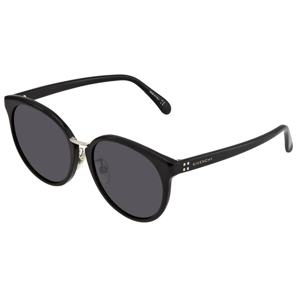 商品Givenchy|Givenchy Gray-Blue Round Ladies Sunglasses GV 7115/F/S 0807/IR 55,价格¥740,第1张图片