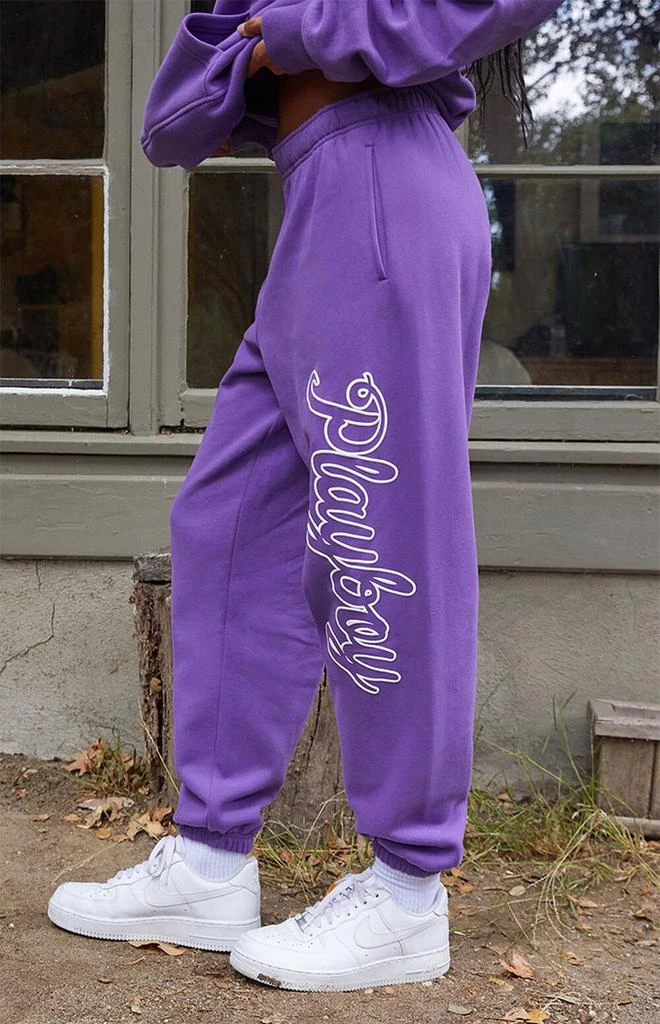 商品Playboy|By PacSun Purple Aurora Sweatpants,价格¥282,第3张图片详细描述