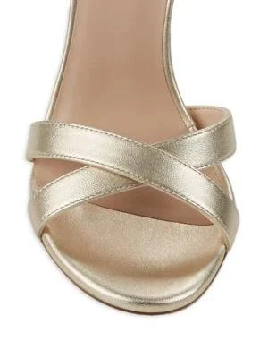 商品Stuart Weitzman|Nudistsong Metallic Leather Sandals,价格¥1029,第5张图片详细描述