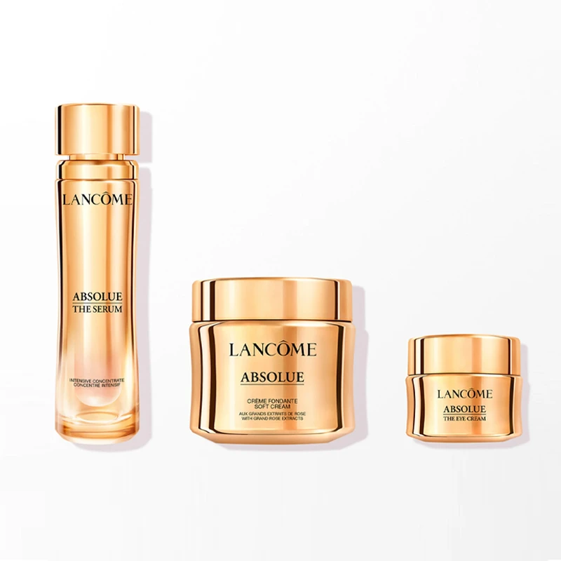 【预售12月18号后发出】Lancome兰蔻圣诞菁纯系列礼品套装 面霜60ml 轻润版+眼霜20ml+精华凝乳30ml 商品