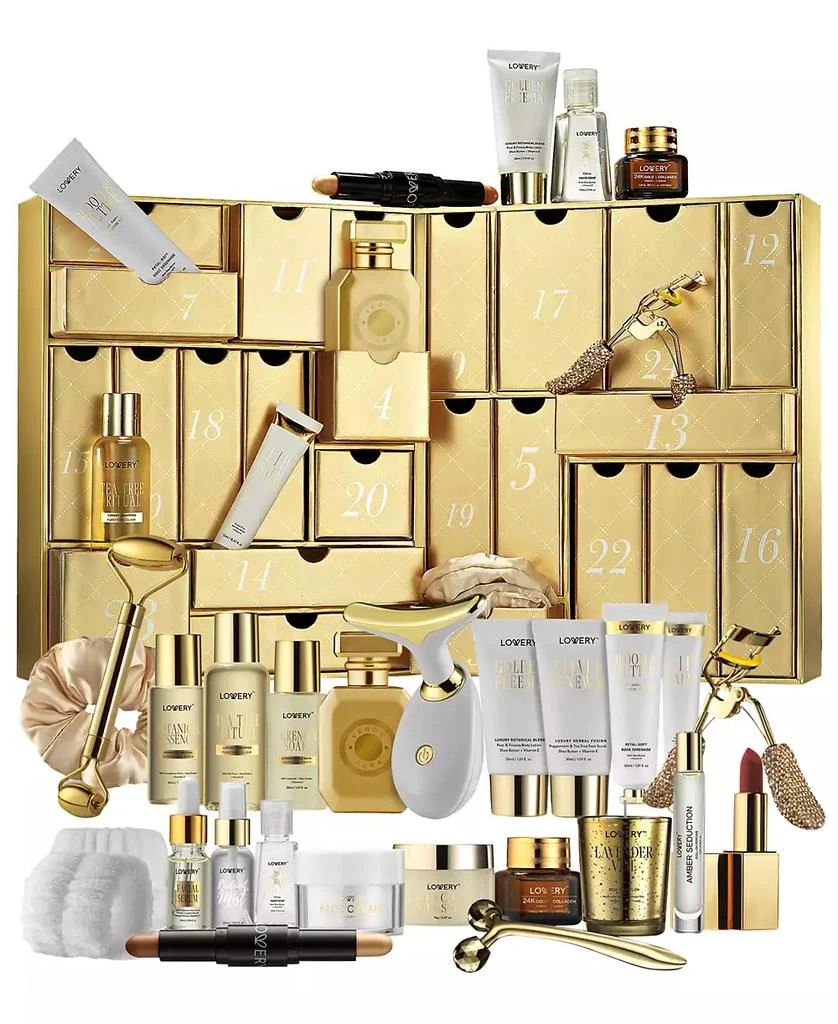 商品Lovery|24-Pc. Luxury Skincare and Beauty Advent Calendar Set,价格¥1094,第1张图片