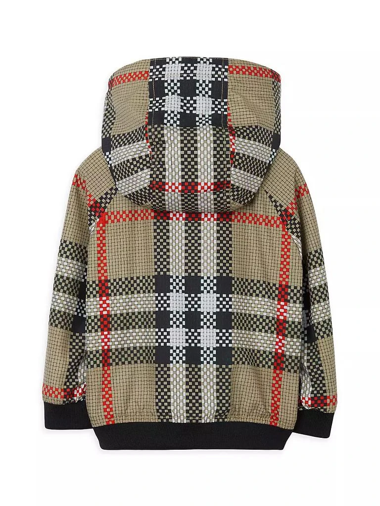 商品Burberry|Baby Boy's & Little Boy's Check Print Windbreaker Jacket,价格¥4128,第3张图片详细描述