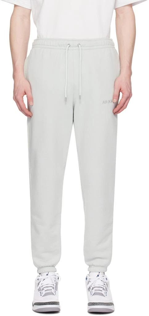商品Jordan|Green Jordan Wordmark Sweatpants,价格¥811,第1张图片