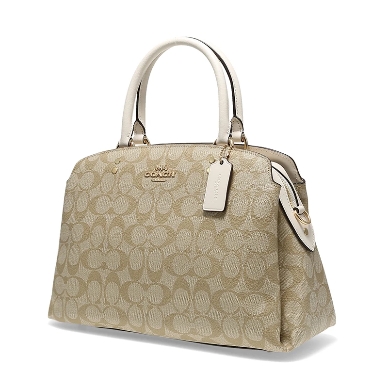 COACH/蔻驰 奥莱款大号女士PVC配皮单肩手提戴妃包 91495IMDQC 商品