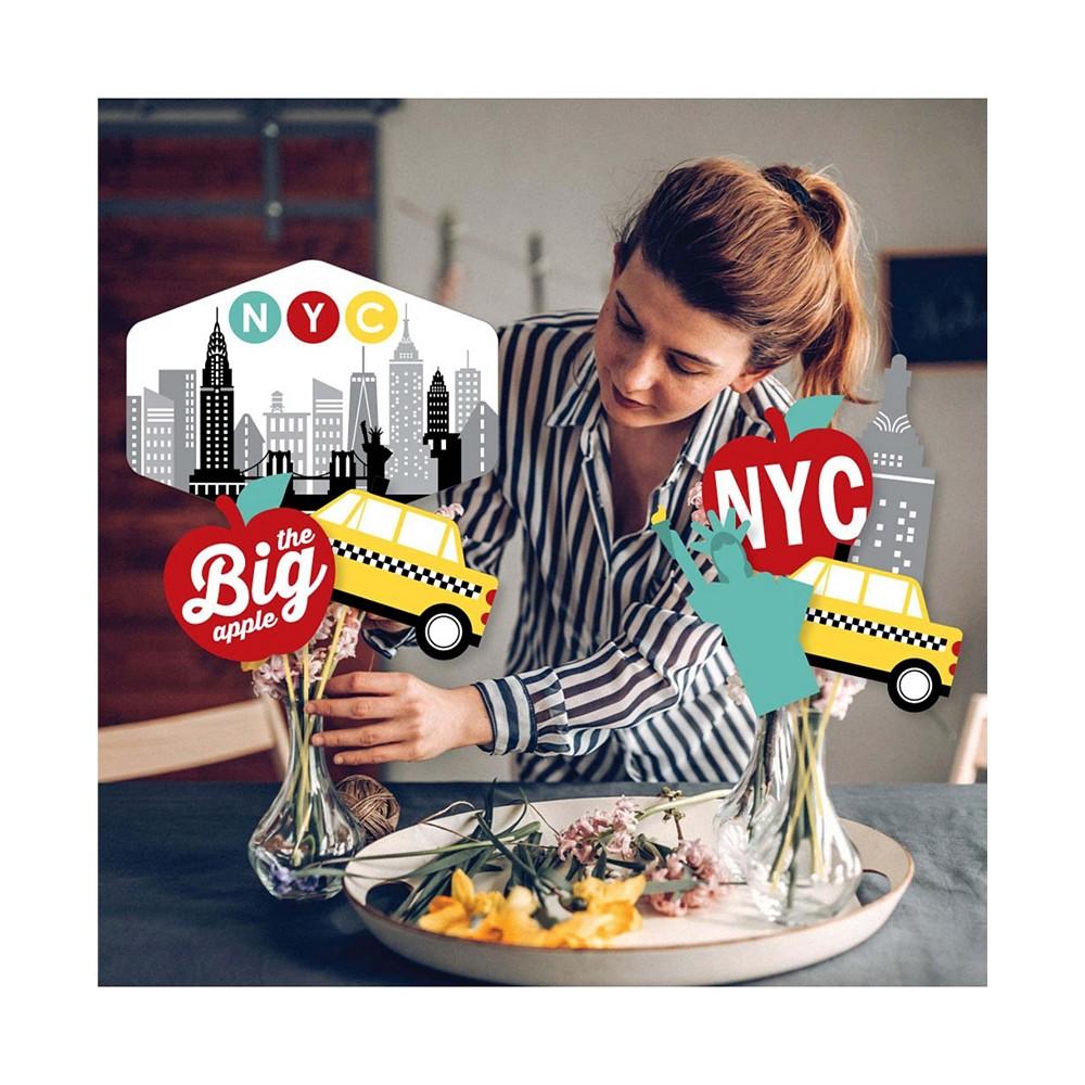 NYC Cityscape - New York City Party Centerpiece Sticks - Showstopper Table Toppers - 35 Pieces商品第3张图片规格展示