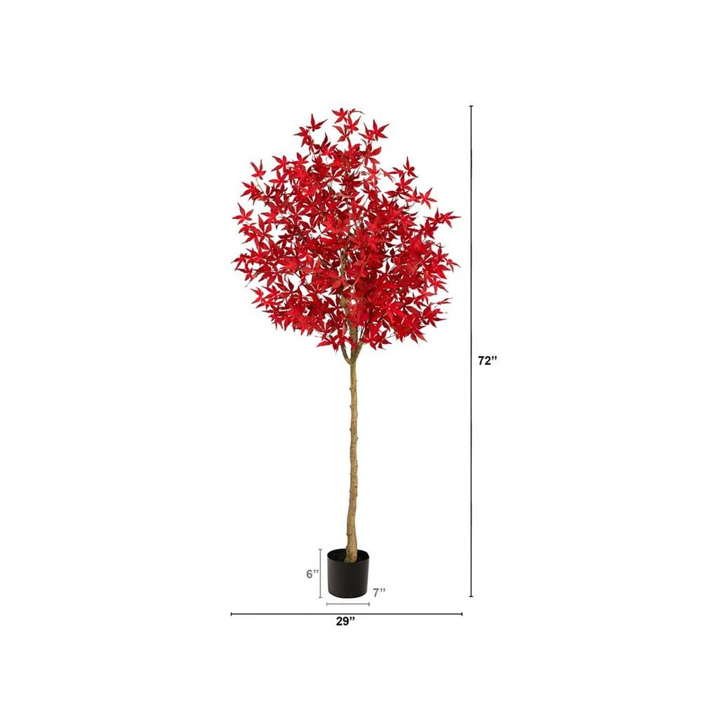 商品NEARLY NATURAL|Autumn Maple Artificial Fall Tree, 6',价格¥2233,第2张图片详细描述