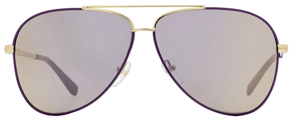 商品Salvatore Ferragamo|Salvatore  Unisex  Sunglasses SF131S 736 Light Gold/Purple 60mm,价格¥790,第2张图片详细描述