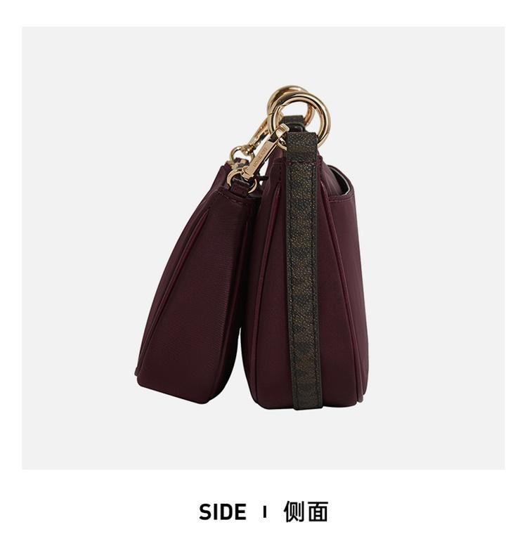 商品[国内直发] Michael Kors|MK 女包 送女友礼物 迈克·科尔斯 MICHAEL KORS 21秋冬 黑色中号单肩包组合包 32F1GT9C6C BLACK,价格¥1611,第8张图片详细描述