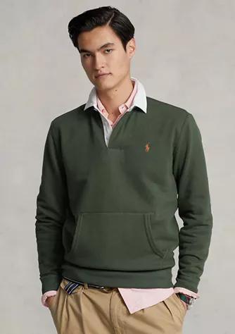 商品Ralph Lauren|The Fleece Rugby Shirt,价格¥494,第3张图片详细描述