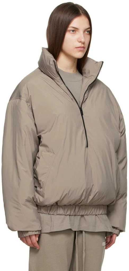 商品Essentials|Taupe Polyester Jacket,价格¥1671,第2张图片详细描述