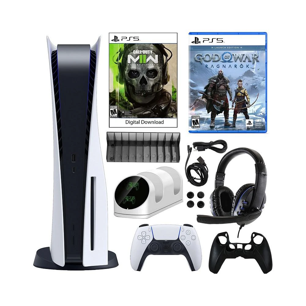 商品Playstation|PS5 COD: Modern Warfare II Console with GOW: Ragnarok and Kit,价格¥6877,第1张图片