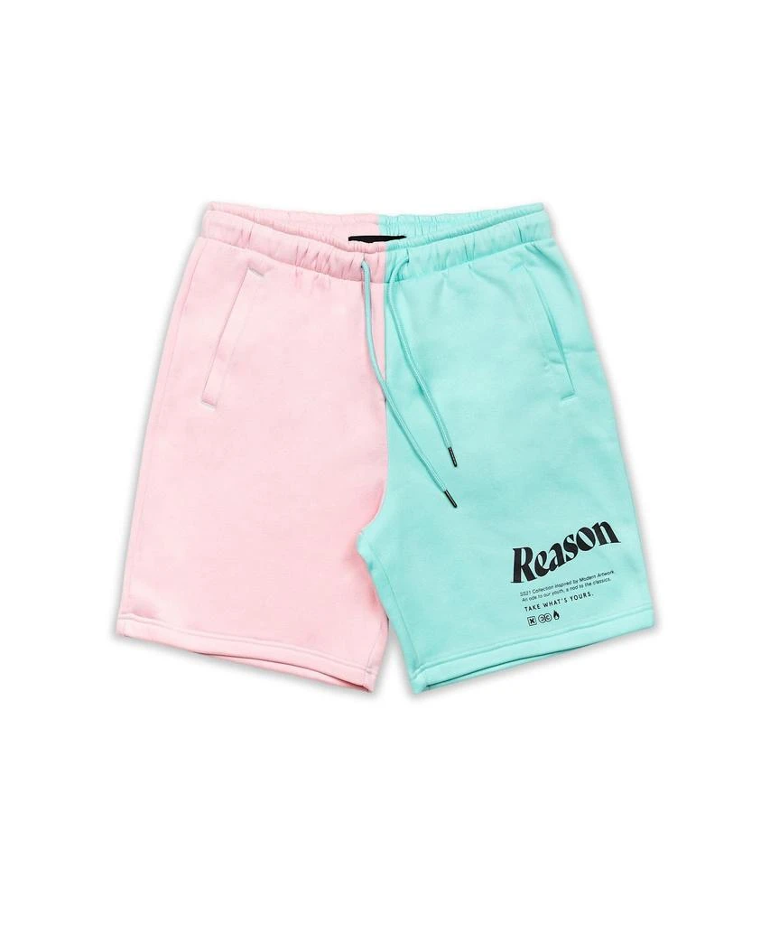 Pastel Color Block Fleece Hood Shorts Set 商品