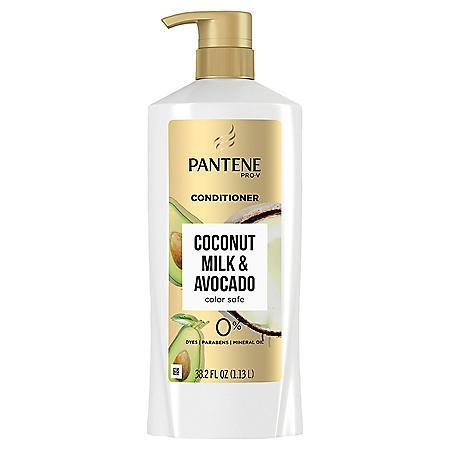 商品Pantene|Pantene Pro-V Coconut Milk and Avocado Conditioner (38.2 fl. oz.),价格¥60,第1张图片