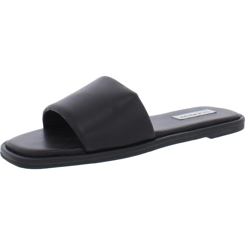 商品Steve Madden|Steve Madden Womens Clyde Slip On Pool Slide Sandals,价格¥406,第1张图片