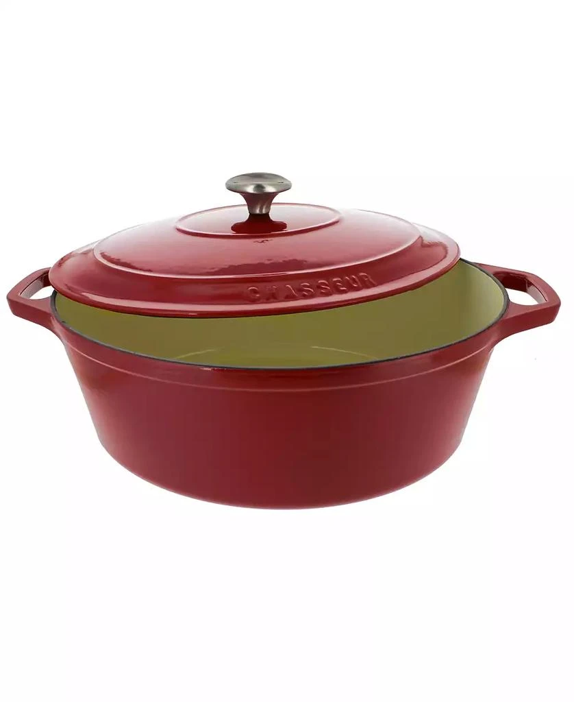 商品Chasseur|French Enameled Cast Iron 7.25 Qt. Oval Dutch Oven,价格¥2698,第2张图片详细描述
