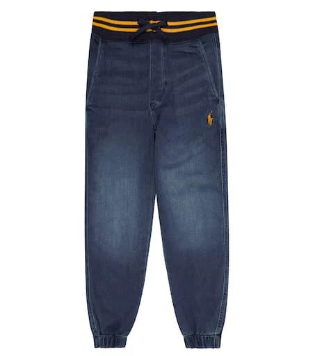 商品Ralph Lauren|运动裤装细节牛仔裤,价格¥577,第1张图片
