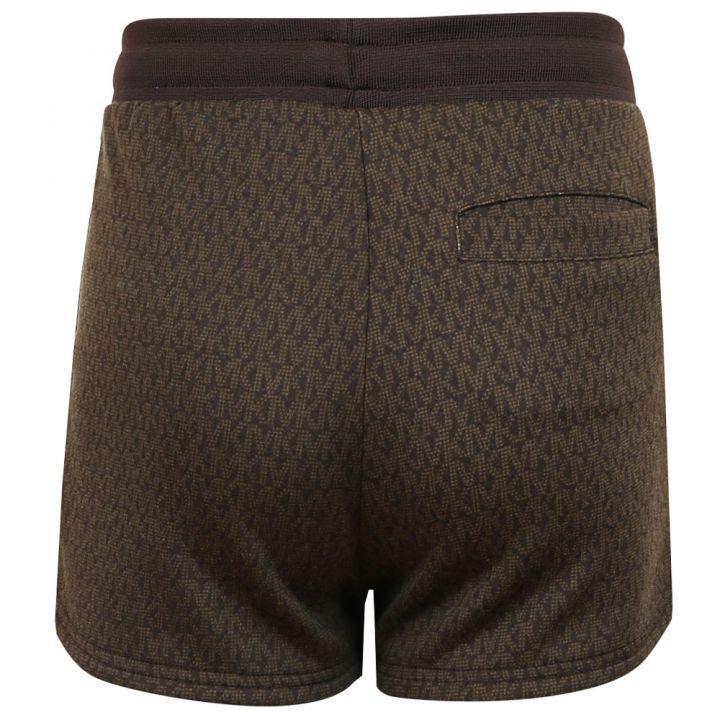 商品Michael Kors|Chocolate Brown Logo Shorts,价格¥192-¥205,第5张图片详细描述