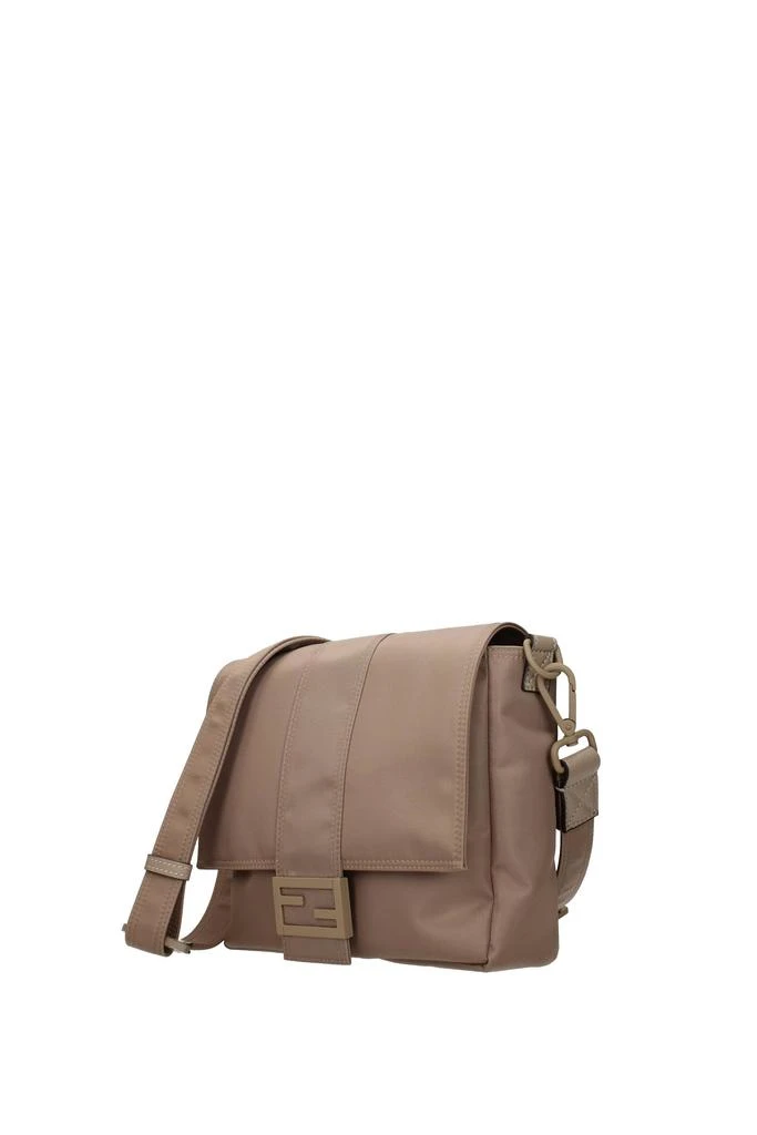 商品Fendi|Crossbody Bag baguette messanger medium Nylon Beige Sand,价格¥8969,第2张图片详细描述