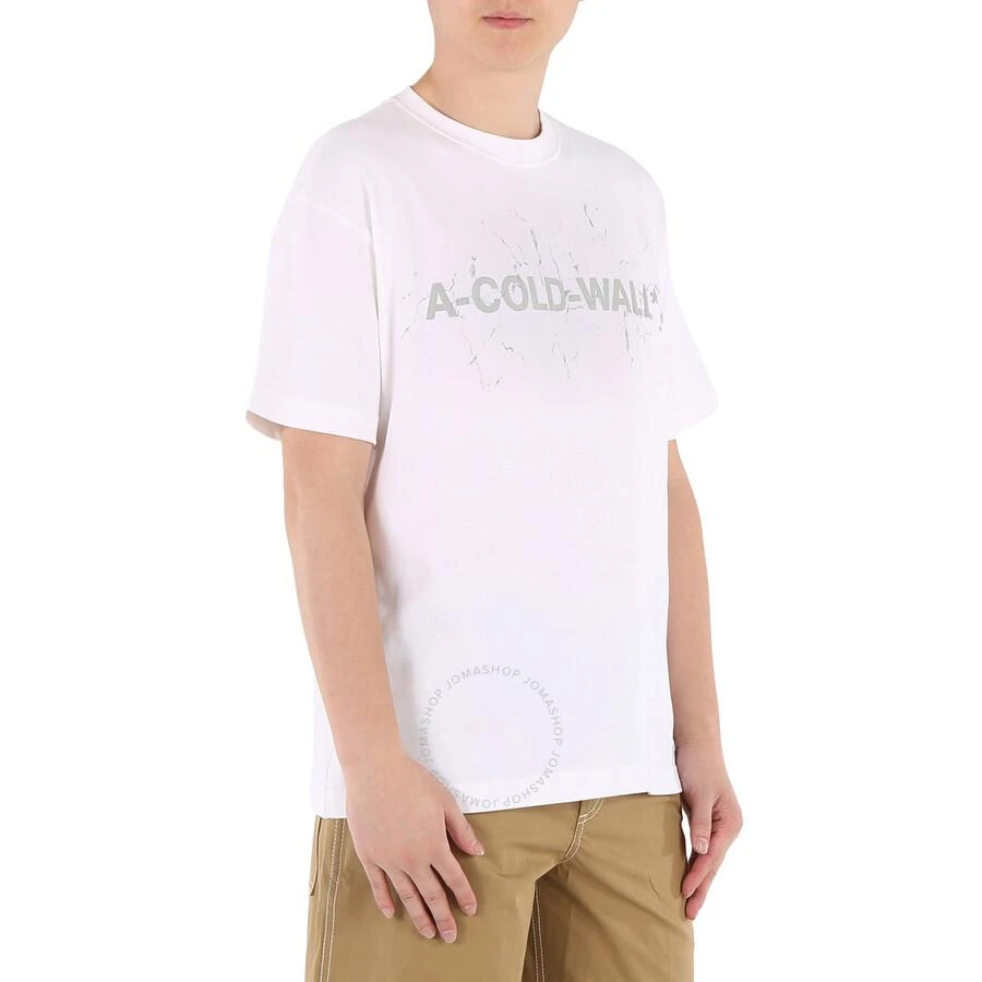 商品A-COLD-WALL*|Men's White Logo-print T-shirt,价格¥271,第1张图片