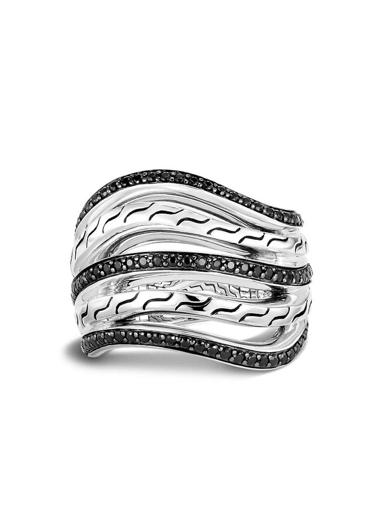 商品John Hardy|Classic Chain Sterling Silver, Sapphire & Spinel Ring,价格¥6370,第2张图片详细描述