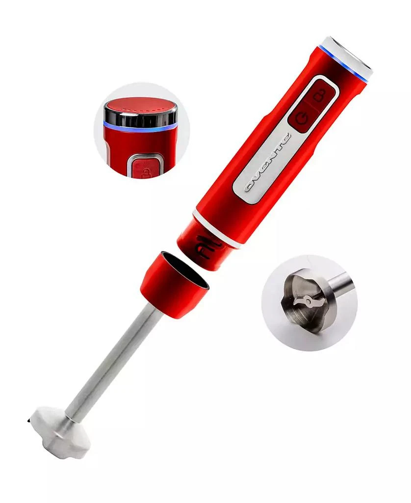 商品OVENTE|Stainless Steel Blades Cordless Rechargeable Hand Blender HR781R,价格¥232,第1张图片