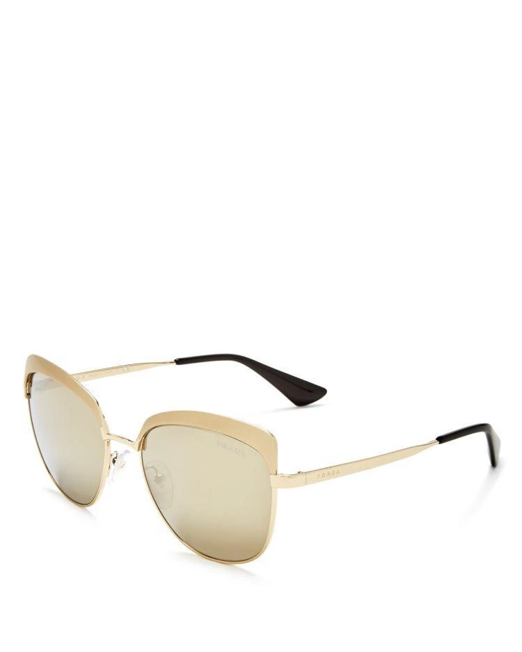 商品Prada|Women's Mirrored Cat Eye Sunglasses, 55mm,价格¥2054,第2张图片详细描述