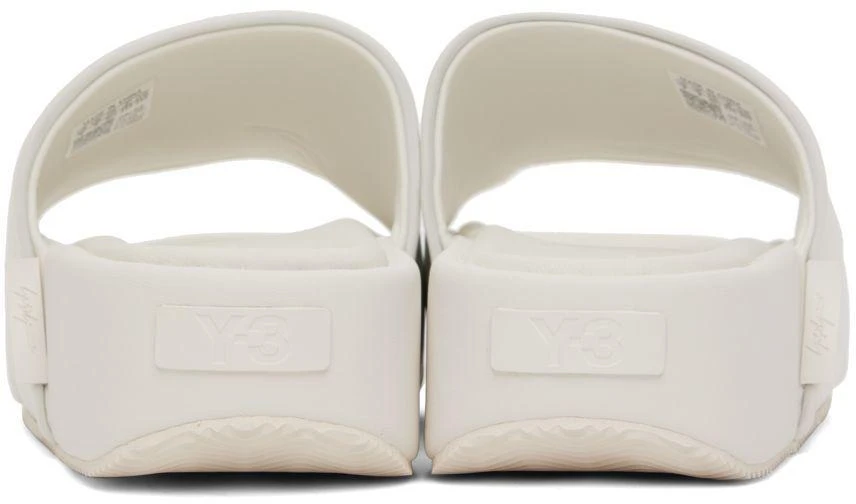 商品Y-3|White Leather Platform Slides,价格¥1337,第2张图片详细描述