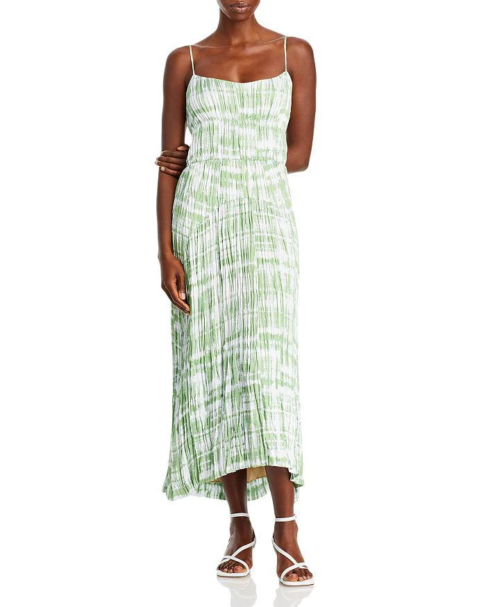 商品Vince|Tie Dye Ruched Midi Cami Dress,价格¥990,第1张图片