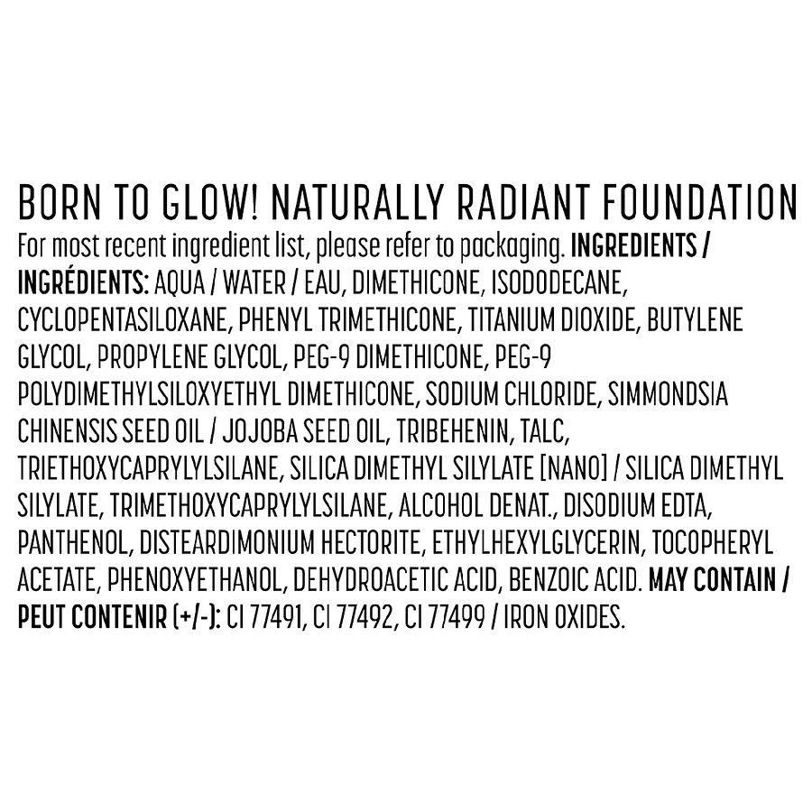 商品NYX Professional Makeup|Born To Glow! Naturally Radiant Foundation,价格¥19,第2张图片详细描述