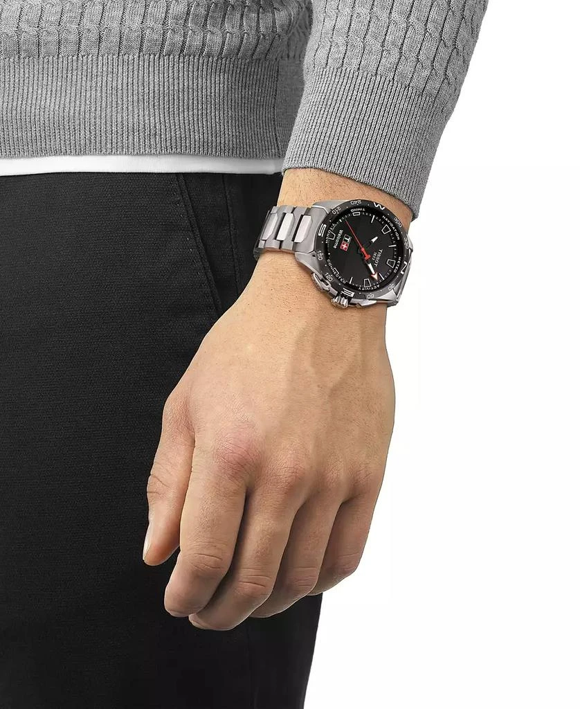 Men's Swiss T-Touch Connect Solar Titanium Bracelet Smart Watch 48mm 商品