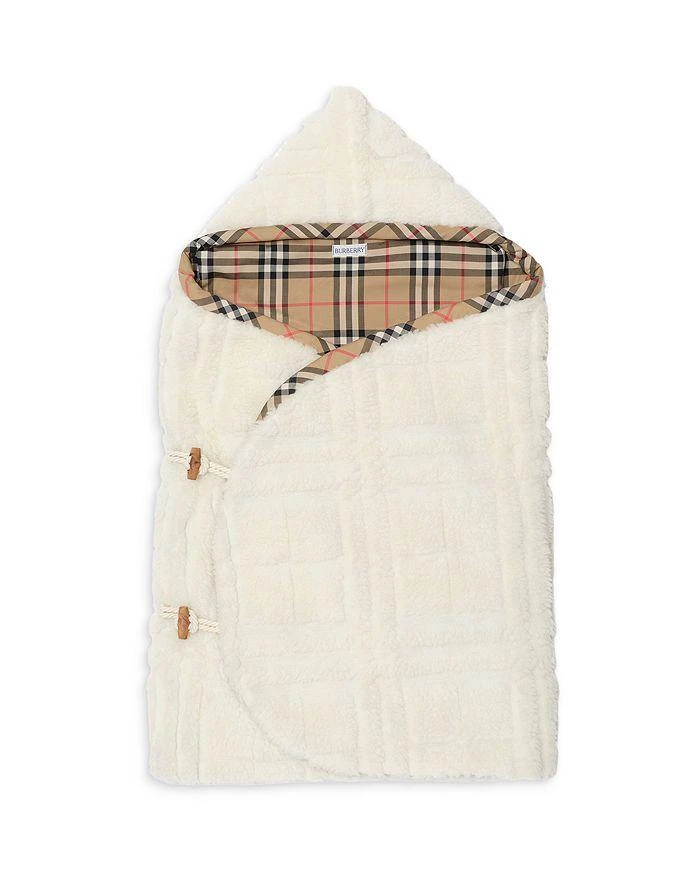 商品Burberry|Unisex Collier Check Fleece Nest Wrap - Baby,价格¥4091,第1张图片
