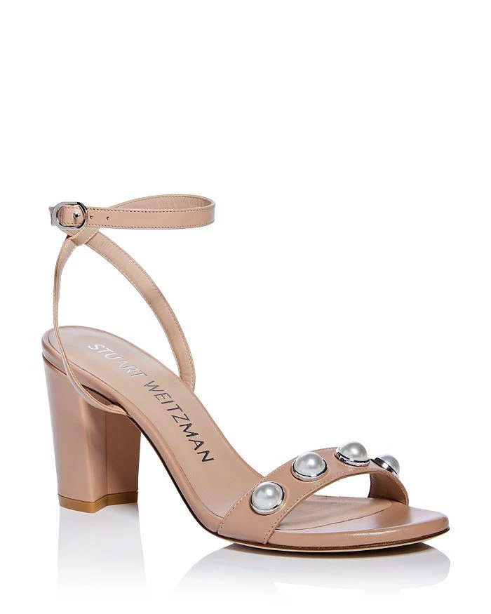 商品Stuart Weitzman|Women's Nearlybare Portia Ankle Strap Sandals,价格¥3656,第1张图片