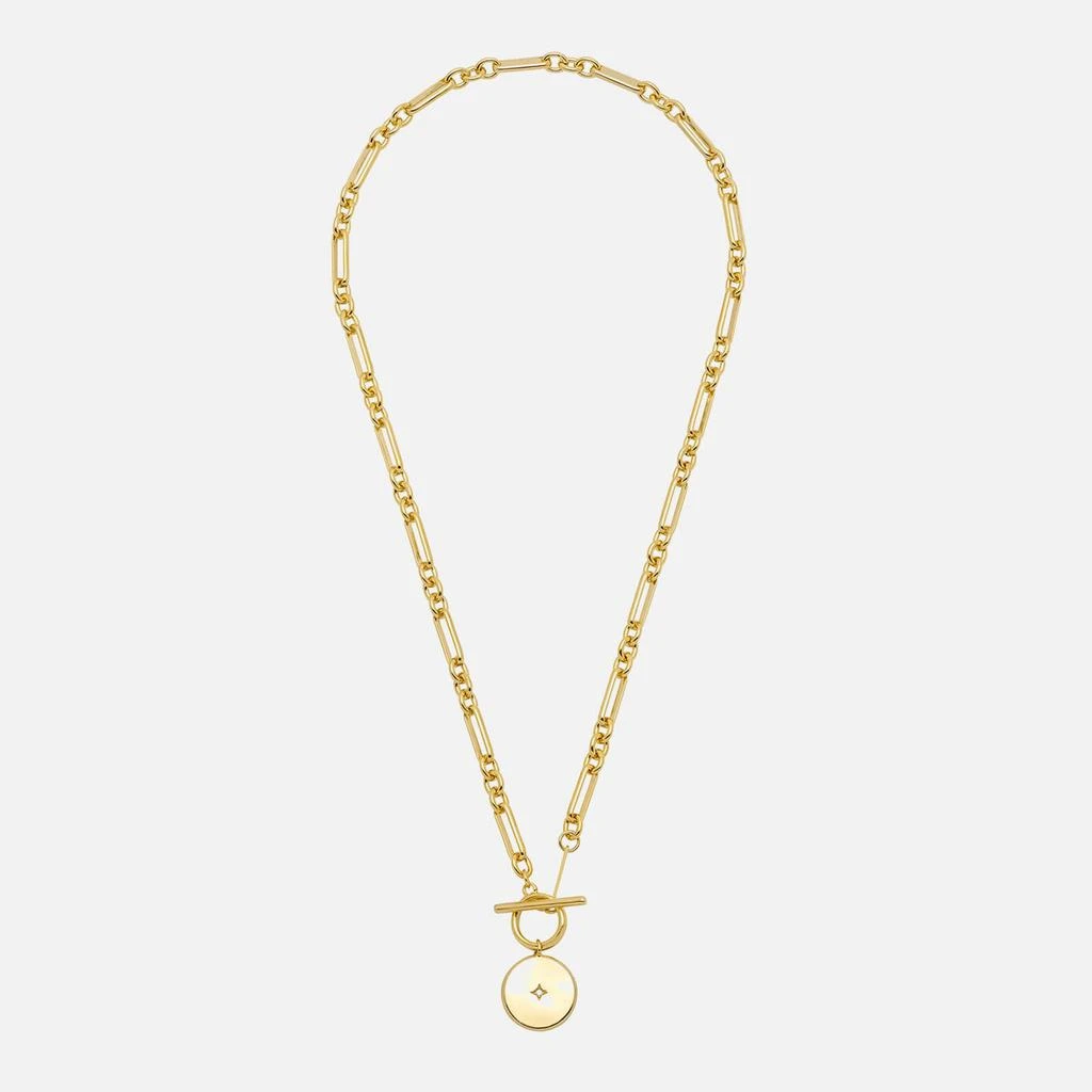 商品ESTELLA BARTLETT|Estella Bartlett T-Bar Chain Star Coin Gold-Plated Necklace,价格¥278,第1张图片