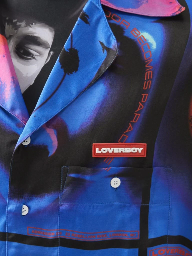 商品Charles Jeffrey Loverboy|X George Allen printed satin short-sleeved shirt,价格¥2093,第3张图片详细描述