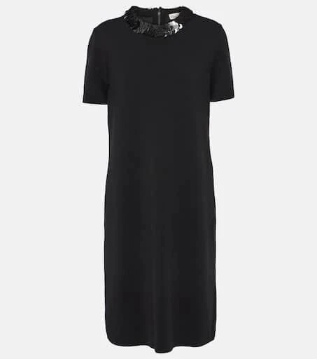 商品Tory Burch|亮片羊毛混纺中长连衣裙,价格¥5981,第1张图片