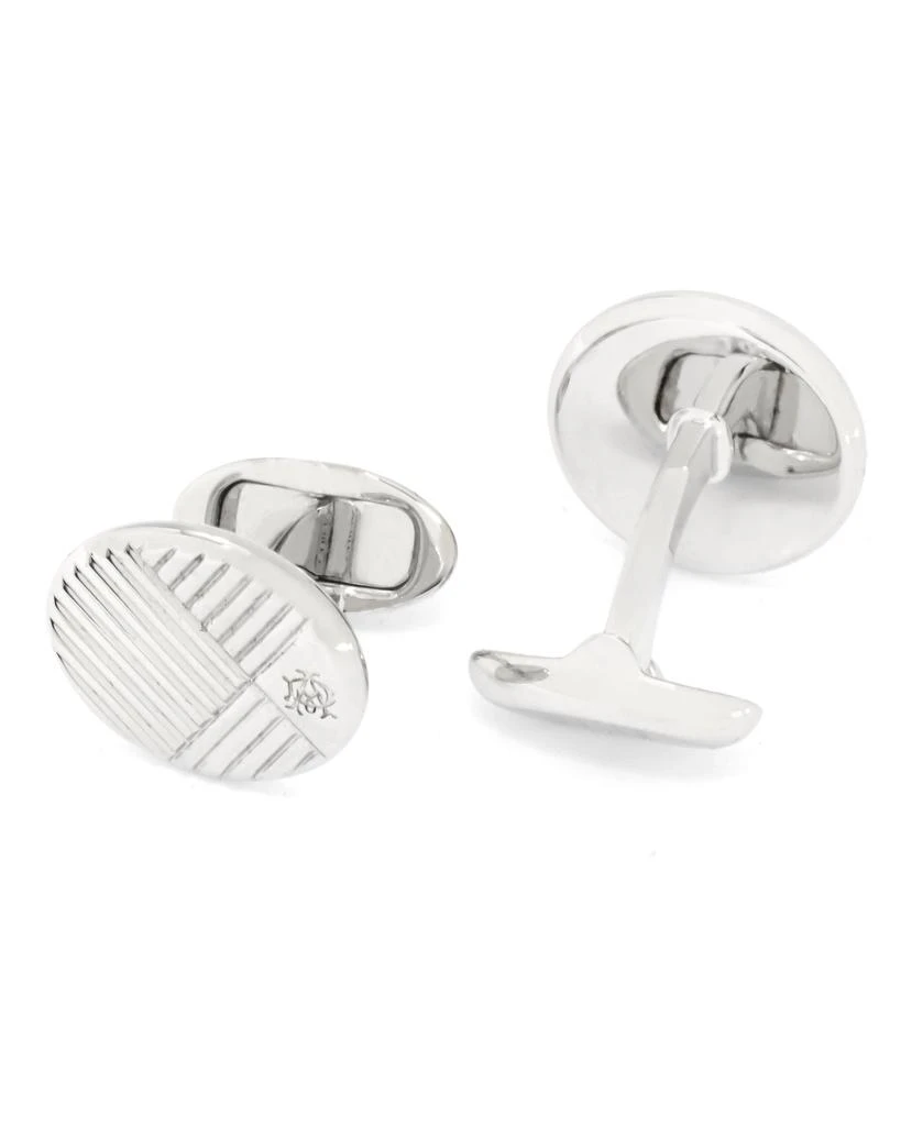 商品Dunhill|Dunhill AD Diagonal Sterling Silver Cufflinks JNC32J6K,价格¥1501,第3张图片详细描述