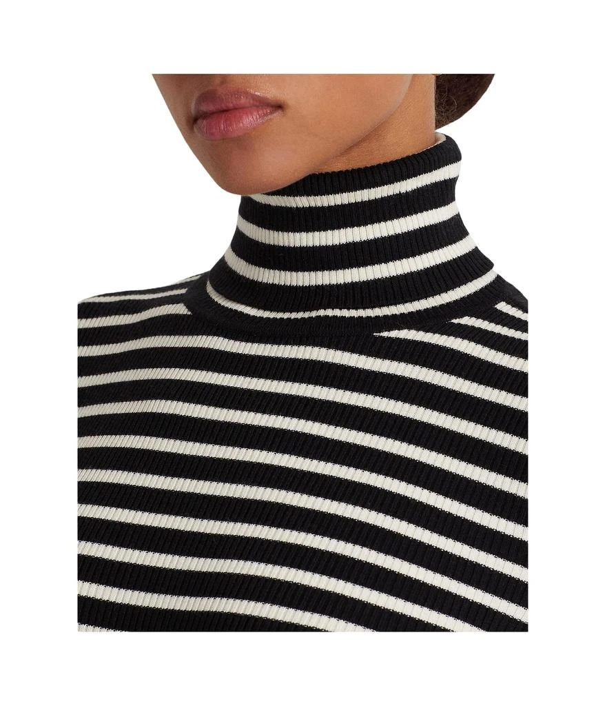 商品Ralph Lauren|Striped Cotton-Blend Turtleneck Sweater,价格¥670,第3张图片详细描述