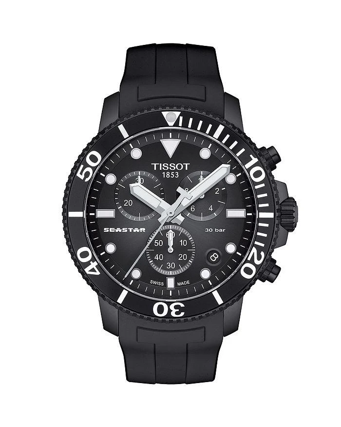 商品Tissot|Seastar 1000 Chronograph, 45.5mm,价格¥4691,第1张图片详细描述