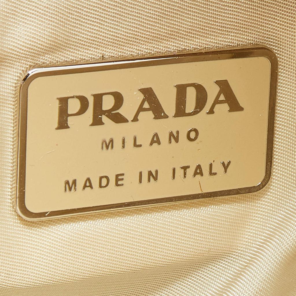 Prada Gold Patent Paillet Leather Shoulder Bag商品第8张图片规格展示