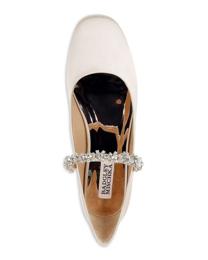 商品Badgley Mischka|Women's Tevin Embellished Ballet Flats,价格¥741,第4张图片详细描述