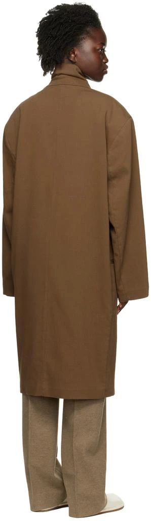 商品Lemaire|Brown Chesterfield Coat,价格¥2922,第3张图片详细描述