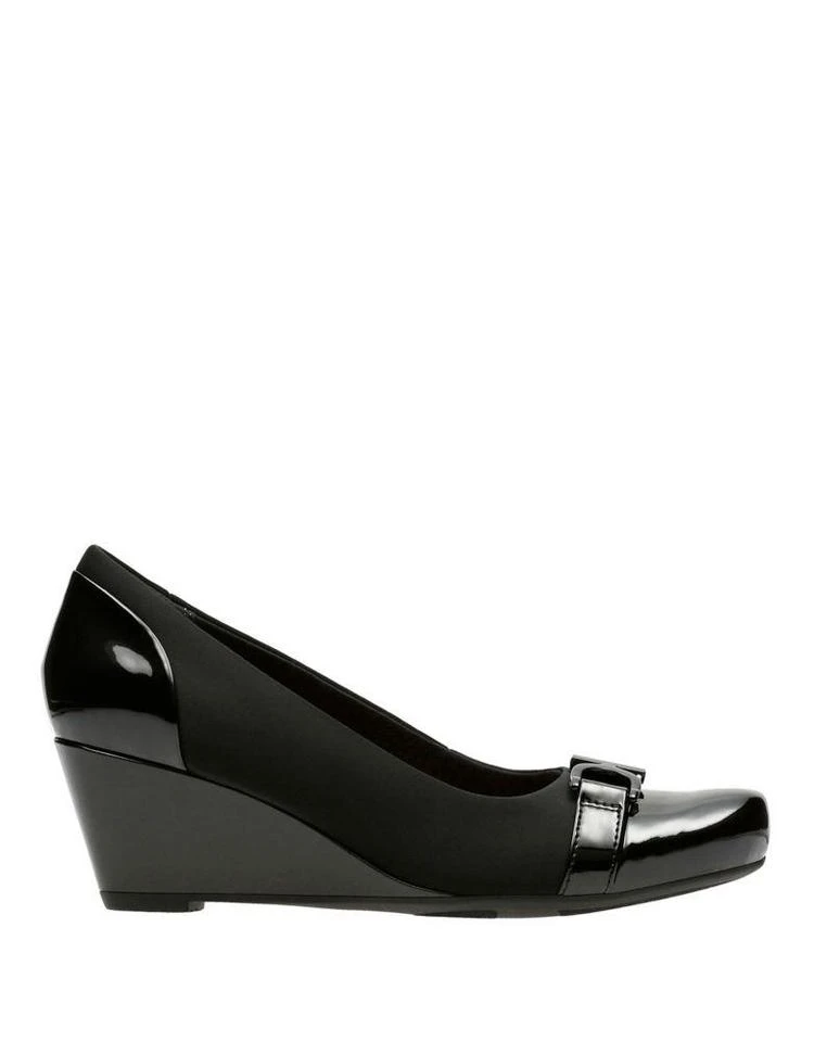 商品Clarks|Florespopy Fabric Wedge Pumps,价格¥600,第5张图片详细描述