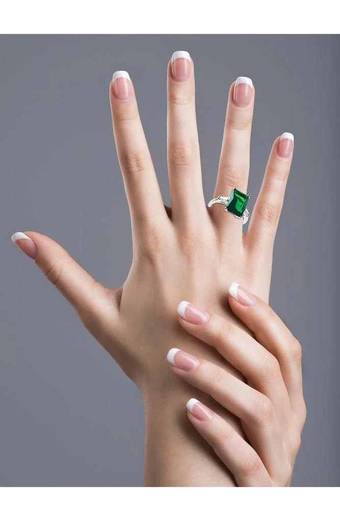 商品Kenneth Jay Lane|Emerald Cut CZ Ring,价格¥517,第2张图片详细描述