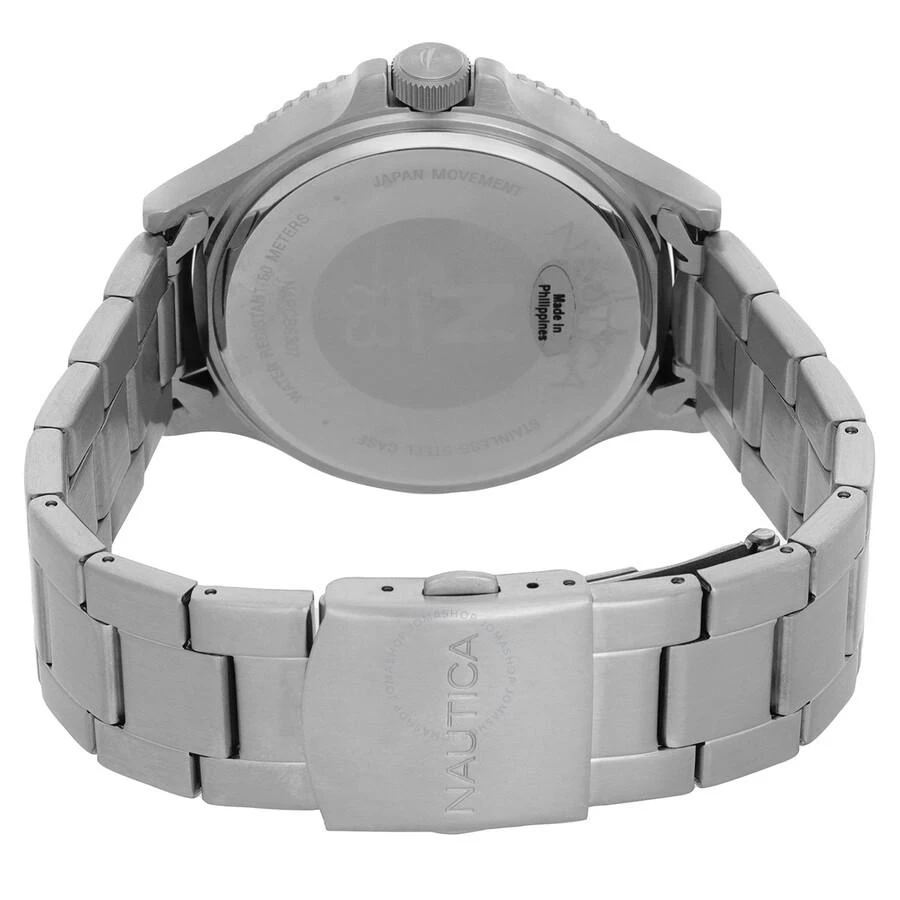 商品Nautica|Cocoa Beach Solar-Powered Black Dial Men's Watch NAPCBS307,价格¥657,第3张图片详细描述