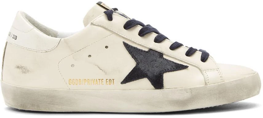 商品Golden Goose|SSENSE Exclusive White Super SSTAR 运动鞋,价格¥4231,第1张图片