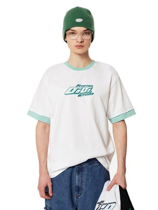 商品5252 BY O!OI|Italic OIOI Raw Edge T-shirt_White,价格¥471,第5张图片详细描述