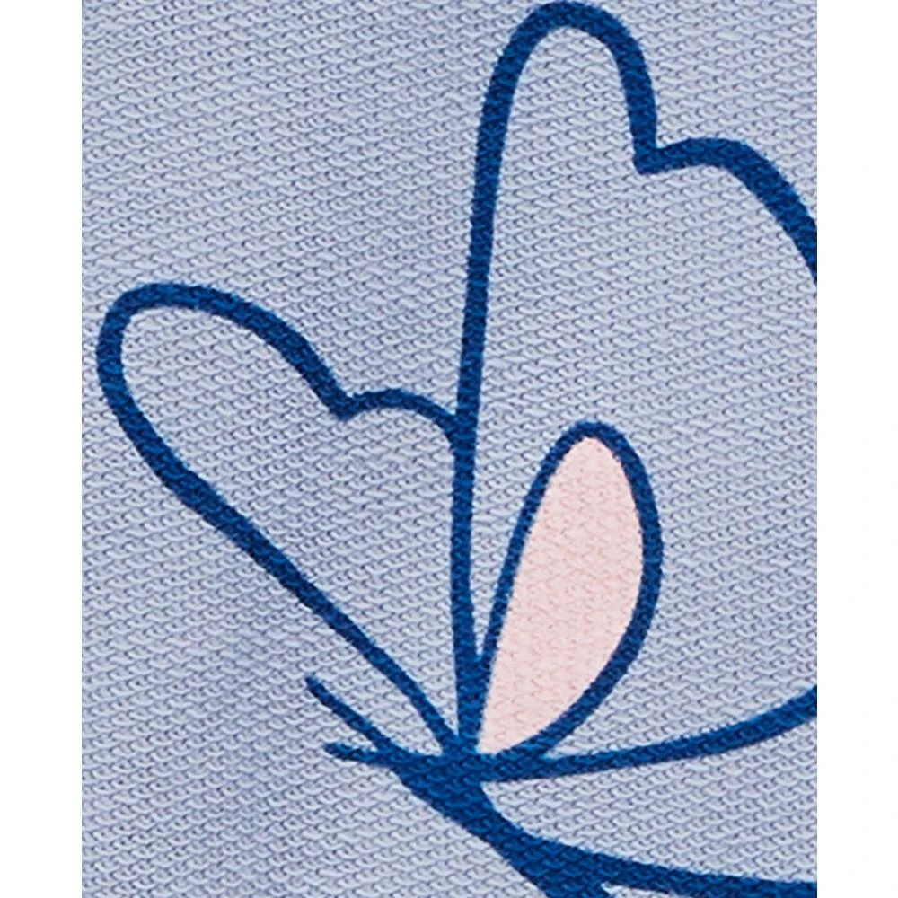 商品Carter's|Baby Girls Cotton Butterfly-Print Hooded Cardigan, Bodysuit and Pants, 3 Piece Set,价格¥249,第3张图片详细描述