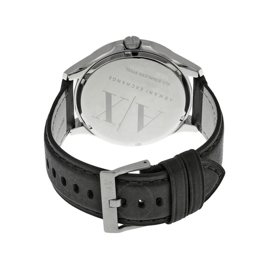 商品Armani Exchange|Armani AX Exchange Whitman Black Dial Black Leather Men's Watch AX2101,价格¥670,第3张图片详细描述